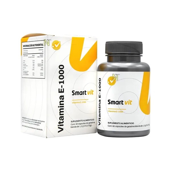 Vitamina E-1000 (60 Cápsulas De 1,2 G C/u) Smart Vit