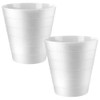 MAKREL 6 Litre Round Plastic Rubbish Bin for Bedrooms, Bathrooms,
