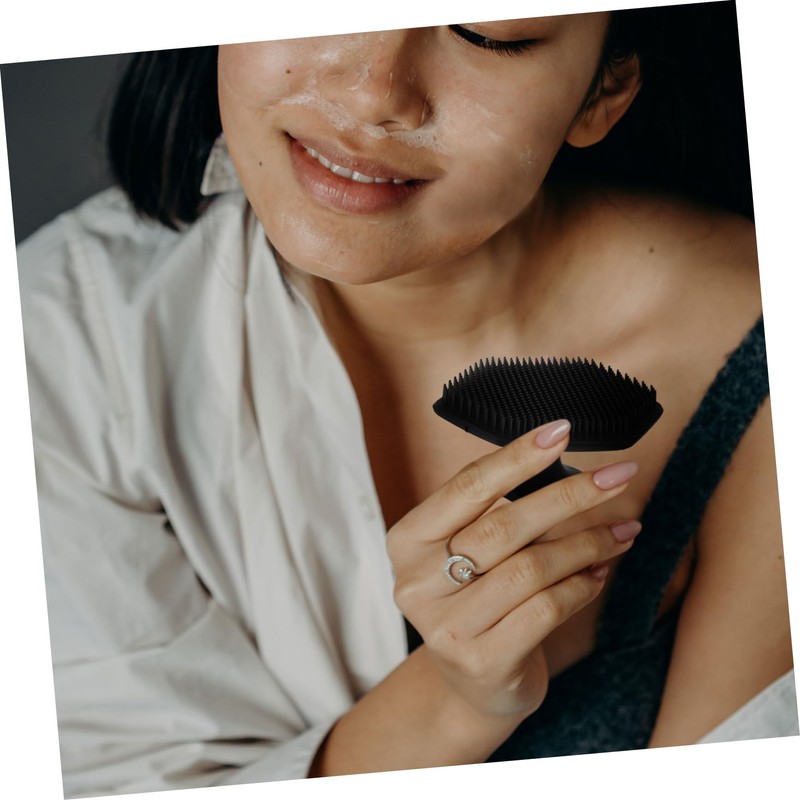 Ipetboom Household Facial Brush Facial Exfoliator Tool Face Wash Scrubber