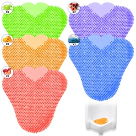 10 Pcs Urinal Screen Deodorizer, Premium Anti-Splash Urinal Screen, Urinal Cakes Deodorizer Urinal Mats Screens Scented with Long-Lasting Fragrance for Men Toilet Bathroom Airport Office Mall Hotel