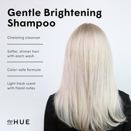 dpHUE Champú Iluminador Suave - 250 Ml - Limpia A La Vez Que Potencia El Brillo Y La Luminosidad - Aroma Fresco Y Floral - Seguro Para Cabello Teñido,