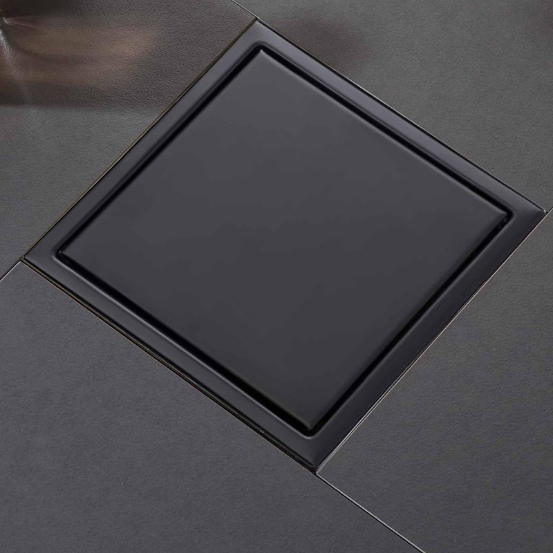 6 Inch Square Shower Floor Drain, Shower Drain Kit with