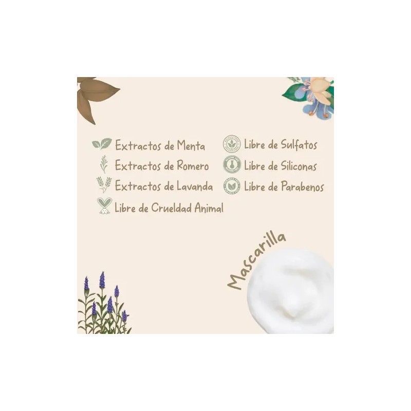 Mascarilla Cabello Yuya Hidratante Romero 350