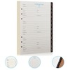 Refillable Address Book with Alphabetical Tabs, w/Pockets, 648 Large Print