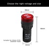 RuoFeng AC/DC 24V Panel Indicator Flashing Alarm Indicator Light Lamp