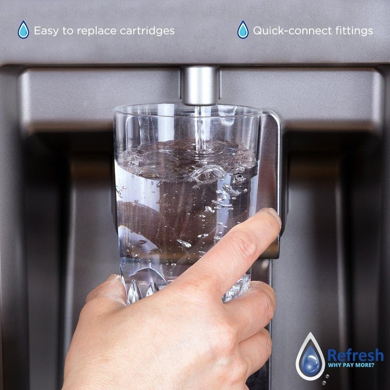 Refresh R-9006 Refrigerator Water Filter Replacement for UFK8001, WF295, WSM-2,