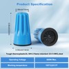 Lenporl 2026 New Grade 50PCS Waterproof Wire Connectors Nuts 22-8AWG,P4W