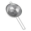 GREATLINK Stainless Steel Basin Colander with Handle Kitchen Strainer, Resting