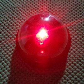 Dummy CCTV Camera LED Flashing Light Operation 3ea