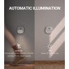 Lyridz Rechargeable Night Light, Motion Sensor Battery Nightlights, Mini Stick-on