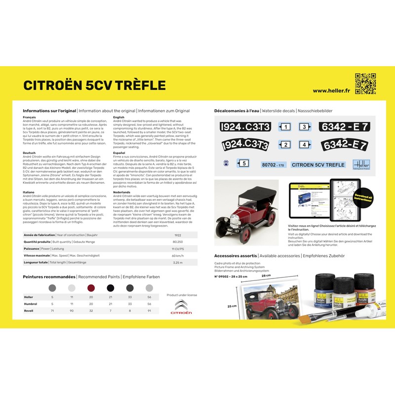 Heller HEL80700 Model Kit, Various