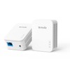 Tenda PH3 1000Mbps Powerline Adapter Kit with Single Port/Home Plug