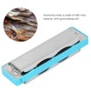 Blues Harmonica 10‑Hole Mouthorgan E Key 1.0mm Brass Base Beginner