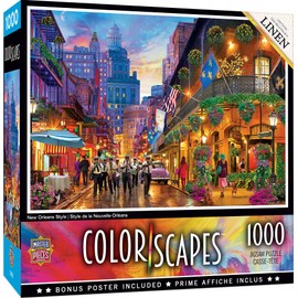 Masterpieces 1000 Piece Jigsaw Puzzle for Adults, Family, Or Kids - New Orleans Style - 19.25"x26.75"