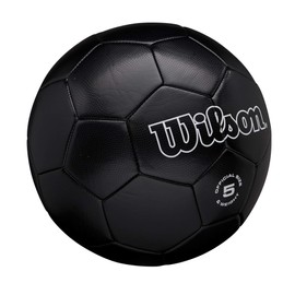 WILSON Balón de fútbol Tradicional, Color Negro, Talla 5