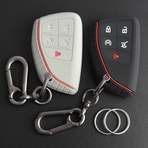 TANDRIVE Key Fob Cover for 2025 2024 Chevy Equinox Traverse