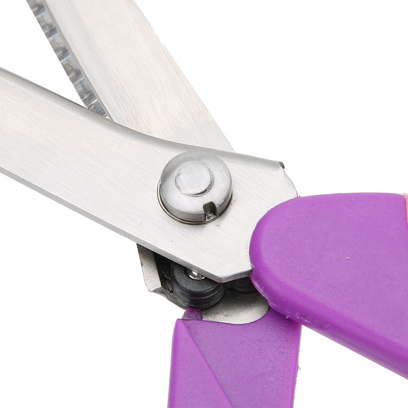 Wavy Serrated Scissor Colour Handle DIY Hand Made Cloth Paper