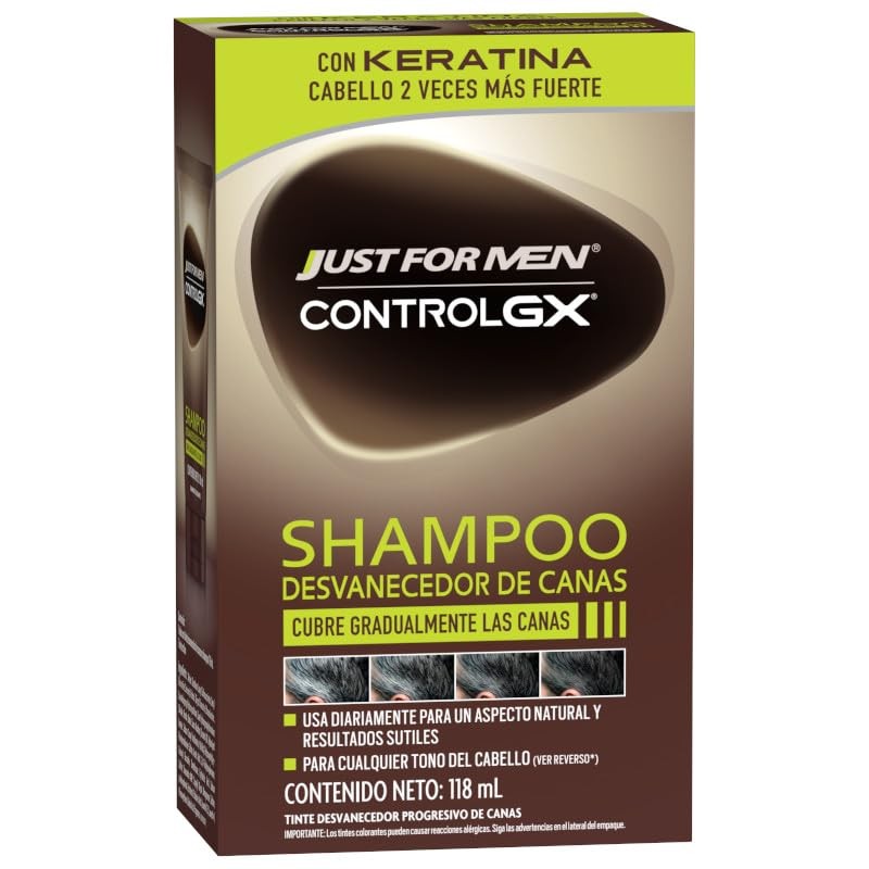 Just for Men Control Gx Shampoo Desvanecedor Progresivo De Canas,