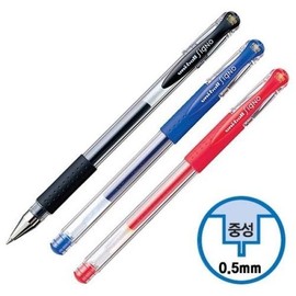 Mitsubishi Uni-ball Signo Gel Pen (UM-151/0.5mm/Red) / 미쯔비시)유니볼 시그노 겔펜(UM-1510.5mm적)