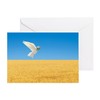 CafePress Peace For Ukraine Greeting Cards Folded Greeting Card Matte