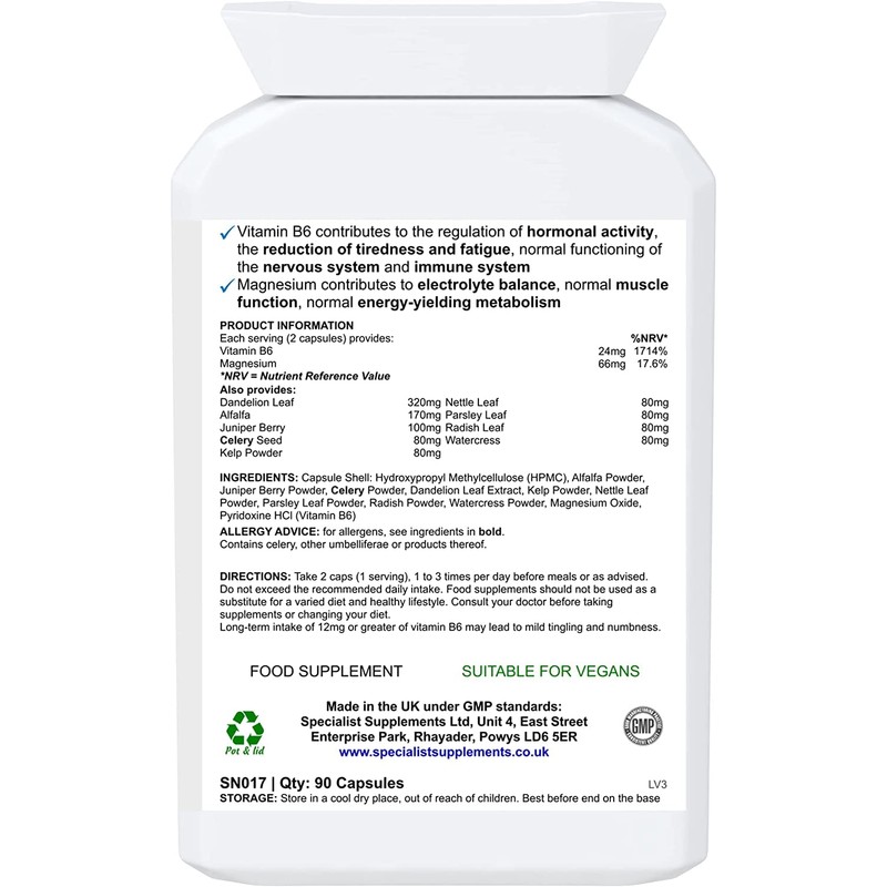 Specialist Supplements WATERgo Fluid Maintenance 90 Capsules