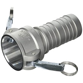 TOYOX 633-C-2-AL Camlock Coupler, Hose Shank, For Plant Plumbing and Various Machines, 2 Inches, Aluminum Alloy