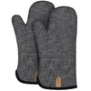 BONTHEE Oven Gloves Heat Resistant Extra Long Baking Gloves for