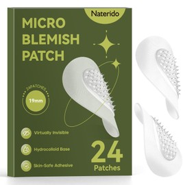 Parches Hidrocoloides Microdart Para El Acné, 24 Unidades. Parches Para Granos Con Ácido Hialuronato Y Ácido Salicílico Para Tratar Imperfecciones Profundas, Incipientes Y Ocultas Durante La