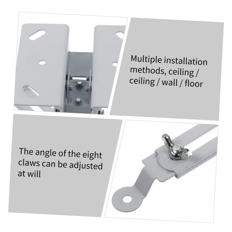 KONTONTY Adjustable Carbon Steel Projector Ceiling Mount Bracket Capacity Easy