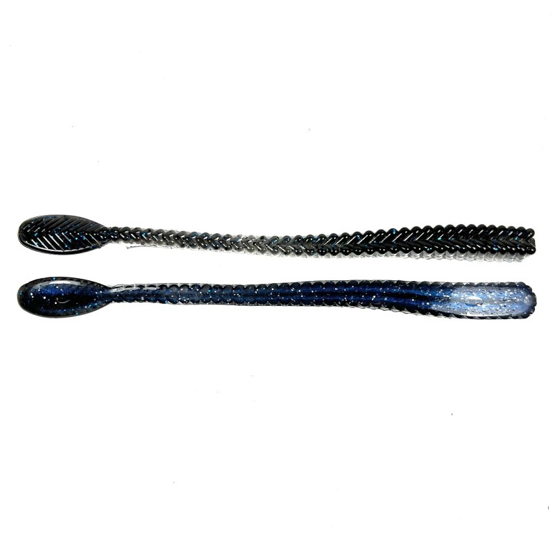 Dead Set Bassin Worms 10 Hand Poured 6” Braid Plastic
