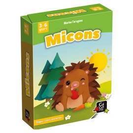 GIGAMIC Micons - Juego de Cartas para niños