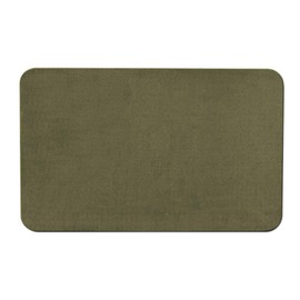 House, Home and More Skid-Resistant Carpet Indoor Area Rug Floor Mat - Olive Green - 2 Feet X 3 Feet