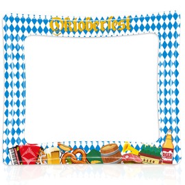 ABTOLS Oktoberfest Photo Booth Frame, Bavarian German Beer Party Inflatable Photo Booth Props for Oktoberfest Party Decorations, Bavarian Beer Party Photo Booth Selfie Frame Decorations