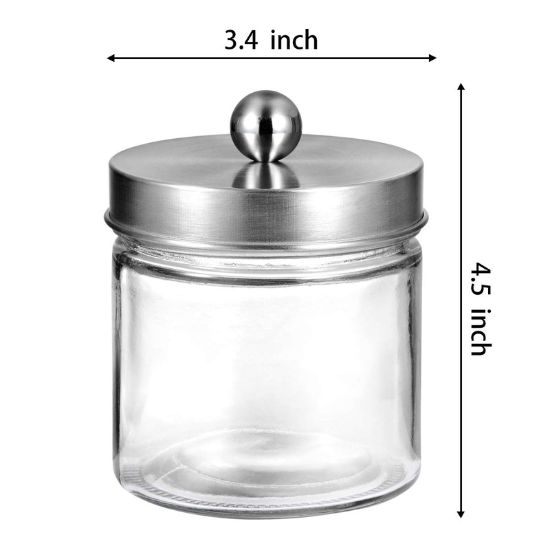 SheeChung Bathroom Organizers and Storage - 2Pack Qtip Holders Bathroom