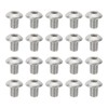 PATIKIL #10-32x1/4" Button Head Socket Cap Screws, 20 Pcs 304