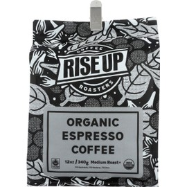Organic Espresso, Certified Fair Trade Organic Coffee, 12 oz, Whole Bean