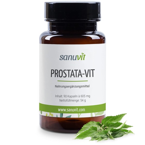 Sanuvit® - Prostate Capsules | High Bioavailability and Compatibility | 2-in-1 Capsules | Vegan | Made in Austria | 120 Capsules