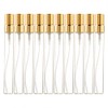 Enslz 10ml 10pcs Glass Spray Bottle Refillable Perfume Atomizer Mini