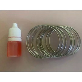 Ruby's Stainless Steel Solder Kit, Lead Free, 1/2 oz Solder/Flux  .032  - 120"