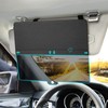 NAZZO Sun Visor Extender for Car, Sun Blocker with PC