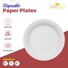 CHEF ROYALE 6-inch, (Pack of 50) Disposable Paper Plates for