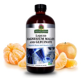 Natural's Answer Liquid Magnesium Malate & Glycinate, Non-GMO, Alcohol-Free, 480 ml