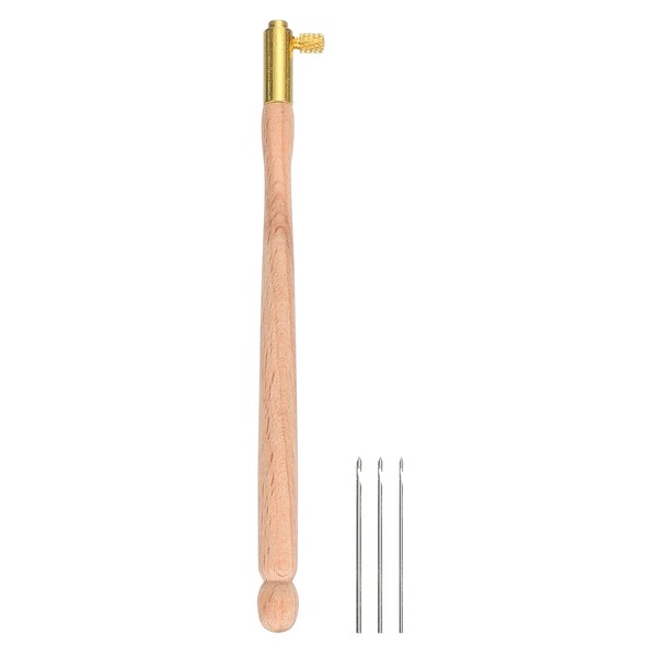 PATIKIL Crochet Hooks Set, 3 Pcs Crochet Hook with Handle