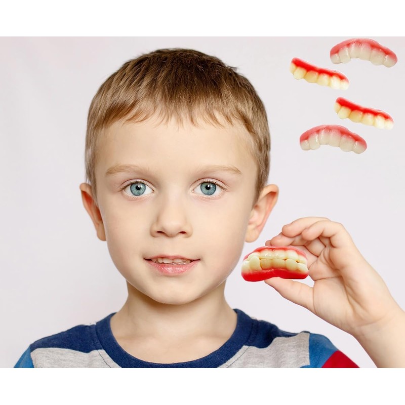 Fruidles Gummi Teeth Candy, Delicious Fruit Flavors Gummies (17.6 Pounds)