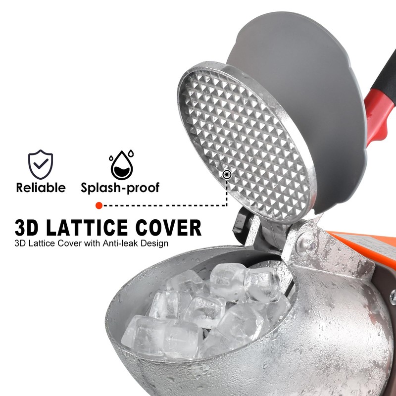 Electric Shaved Ice Machine,with Ice Pick and Scoop,3 Blades of