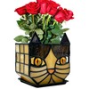 Entlityful Yellow Cat Plant Pot with Drainage,Cute Planters for Indoor