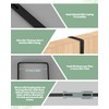 OXDFK 4 PCS Over The Door Mirror Hanger, Adjustable Door