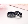 Global Jewelry Heartbeat Rings for Couples I Love You More