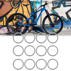 X AUTOHAUX Pack of 12 40 mm Crank Bearings Wheel Bearing Holder for Bicycle Silver Tone with Balls