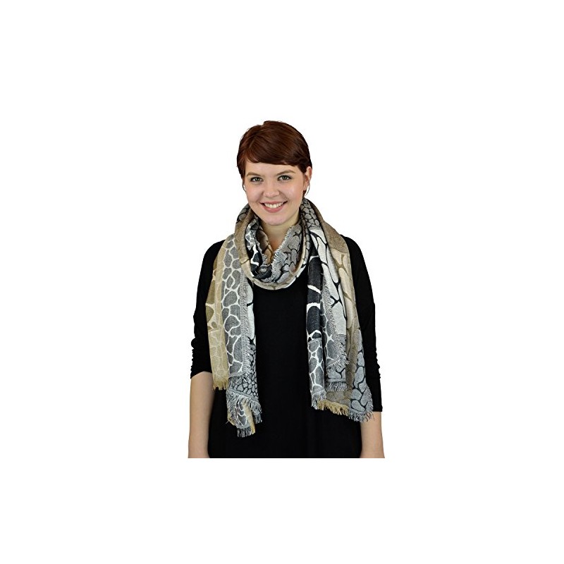Belle Donne Pashmina Women Scarf Soft Wrap Shawl Animal Print